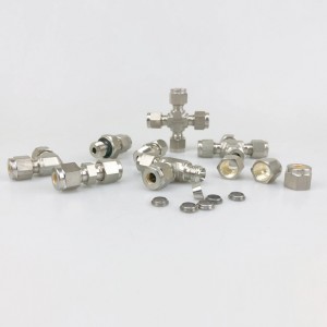 Double Ferrules Compression Tube Fittings